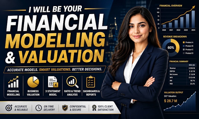 build financial model dcf valuation and equity research report