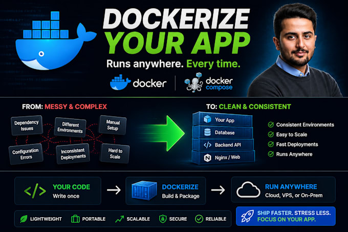 dockerize your application with docker compose