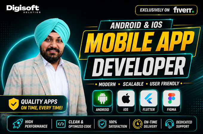 flutter app development flutter bug fixing android ios mvp app