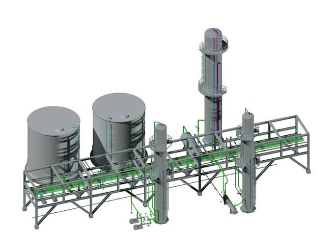 create professional plant 3d models and piping drawings