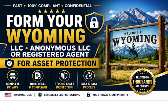 form your wyoming llc anonymous llc or registered agent for asset protection