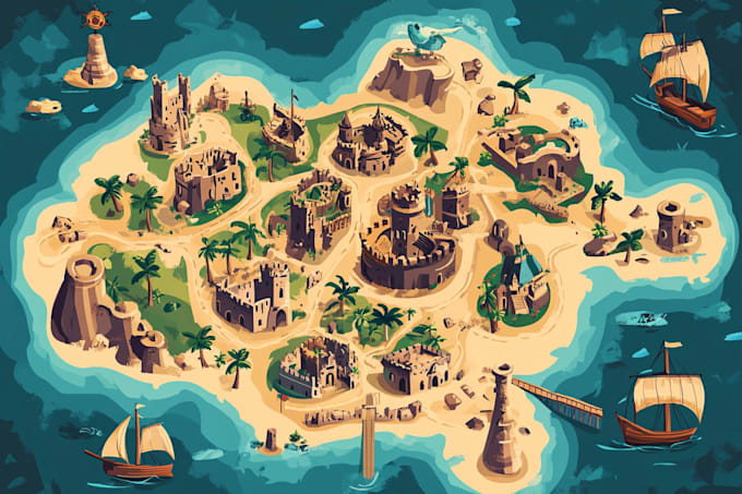 do vector map illustration and event map