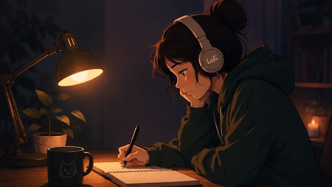 lofi loop animated video youtube lofi loop animatuon video