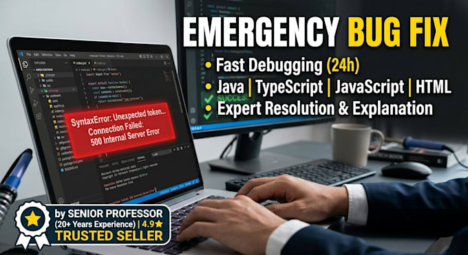 fix your java, typescript, javascript or HTML bug fast