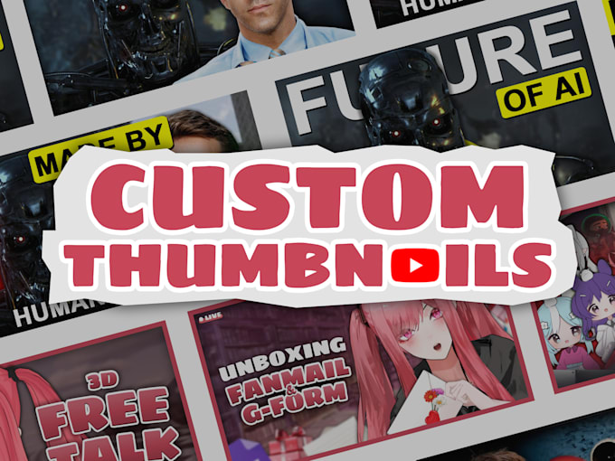 create a custom youtube thumbnail