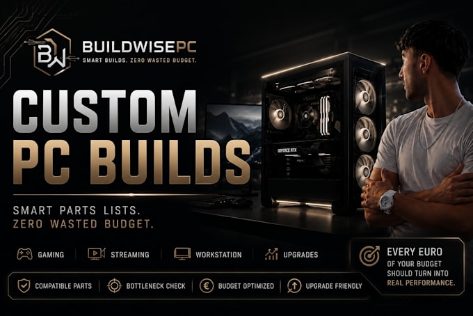 create a custom PC build and parts list for your budget