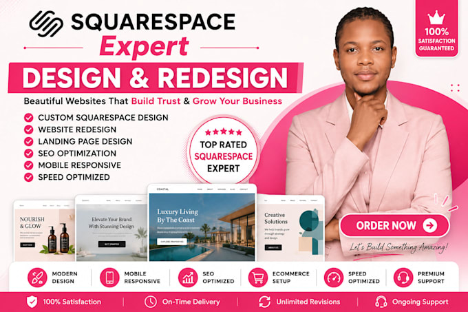 build squarespace website design website development squarespace expert