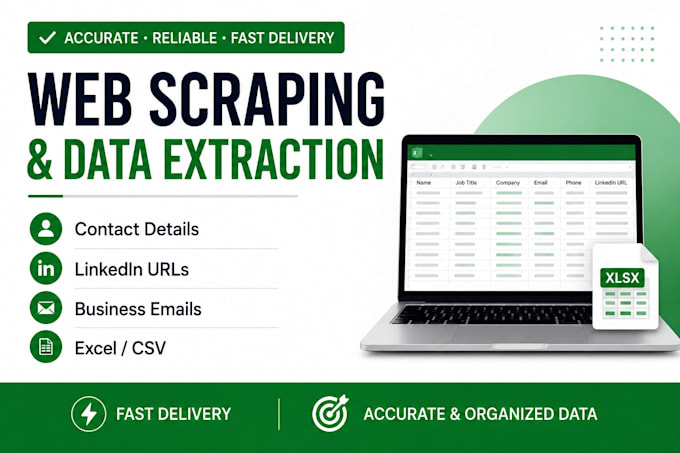 do web scraping and data extraction