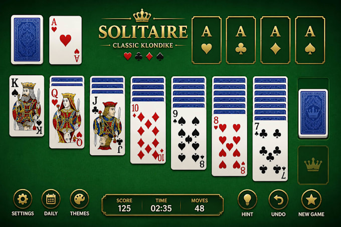 develop a professional unity solitaire card game with source code