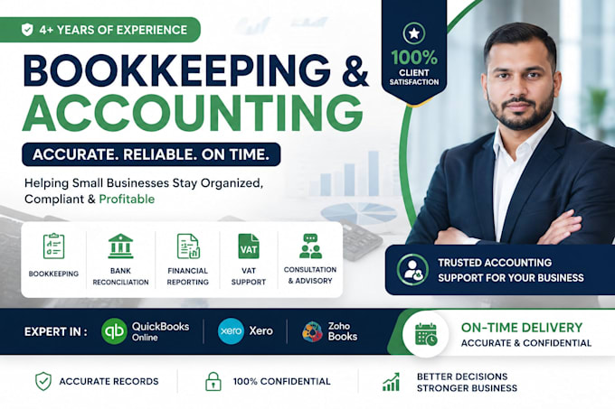 do bookkeeping, accounting, uae vat filing services