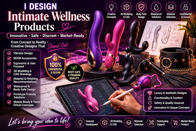 design modern intimate wellness and bdsm products