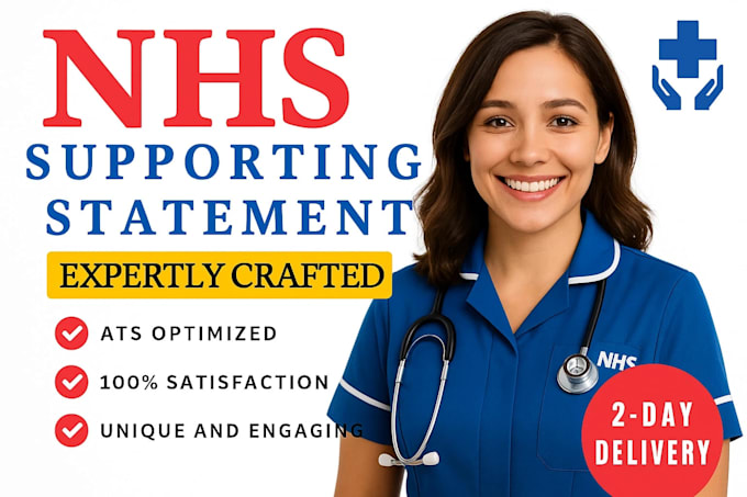 write a tailored nhs job application supporting statement