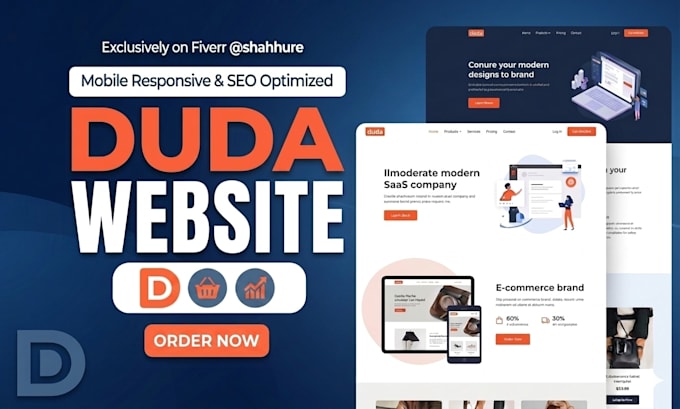 design, redesign modify website using duda builder