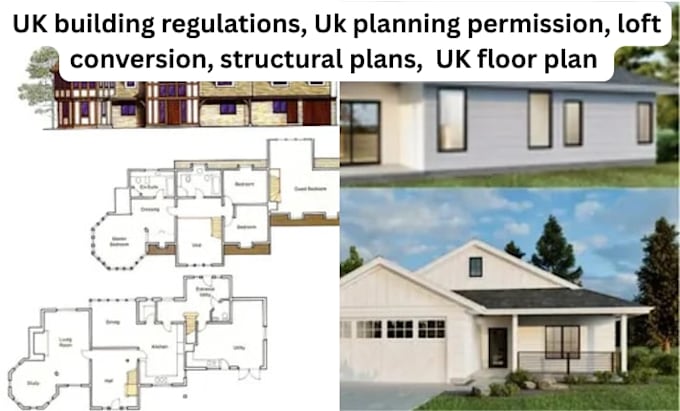 prepare UK planning permission and building regulation drawings