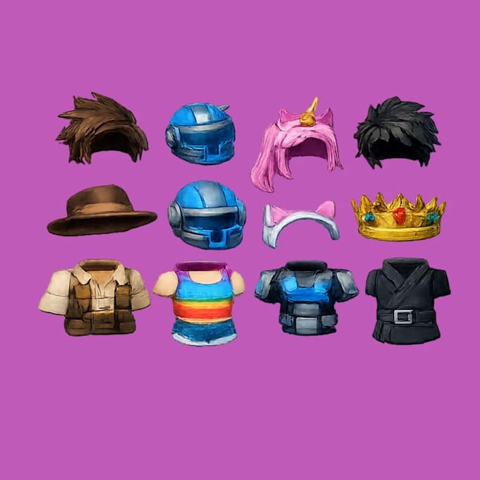 design high quality roblox ugc accessories and props