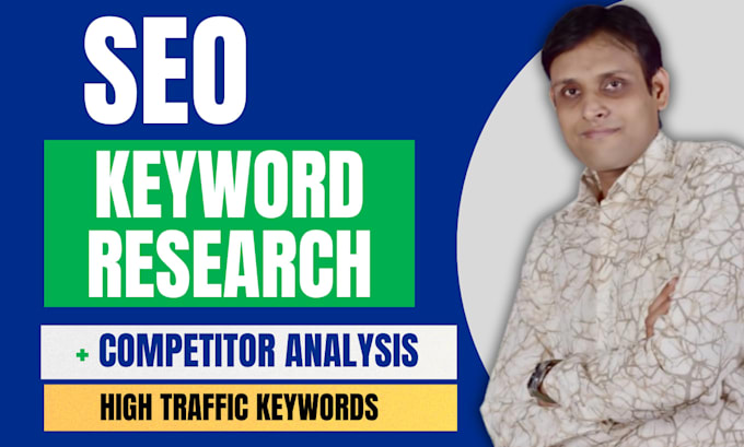 do SEO keyword research and competitor analysis for organic traffic