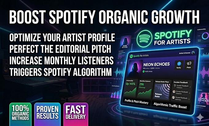 optimize your spotify for artists profile for organic growth spotify pitch