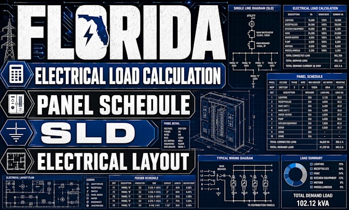 do electrical load calculation panel schedule sld florida electrical layout