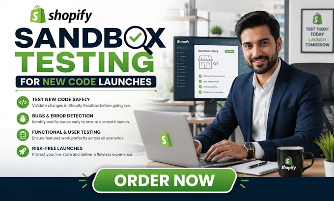 do shopify sandbox testing for new code launches