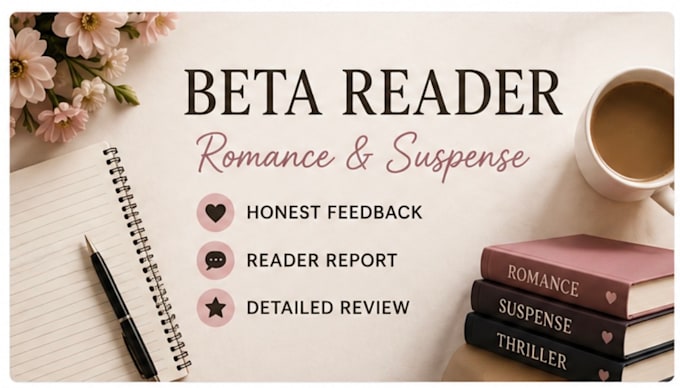 beta read your romance or suspense story