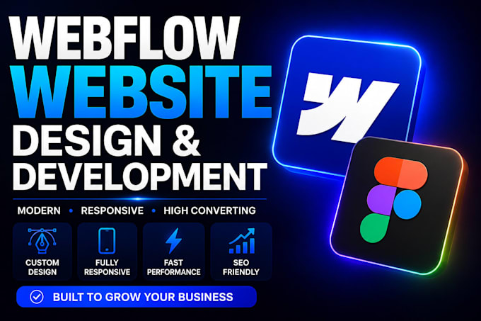 build responsive and SEO friendly webflow websites