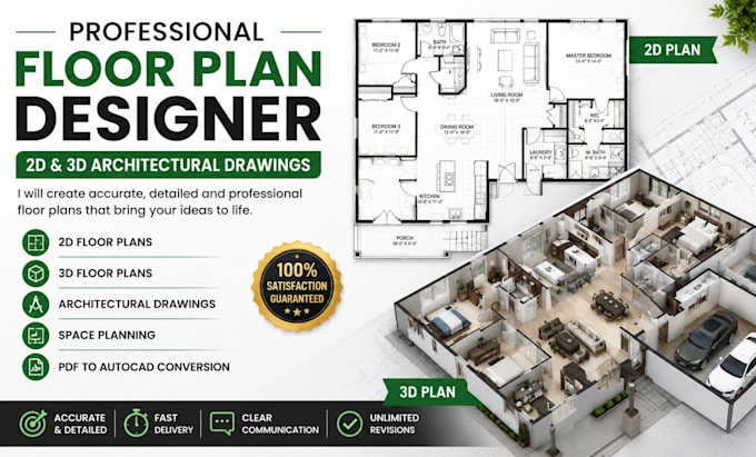 draw professional 2d floor plans in autocad