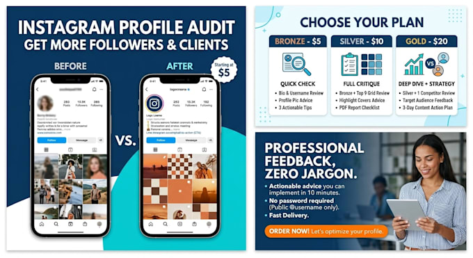 review and audit your instagram profile for maximum growth