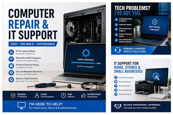 repair your computer, all your needs