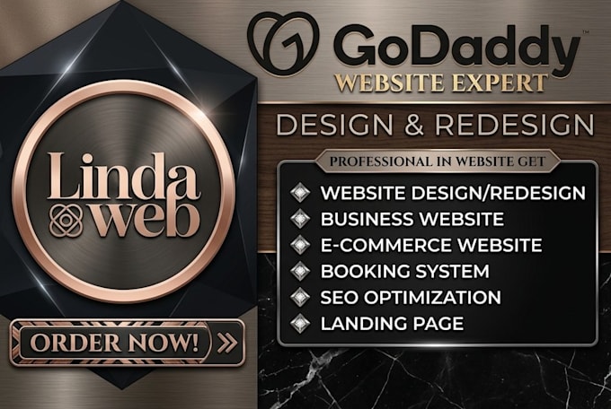 redesign godaddy website development godaddy website design