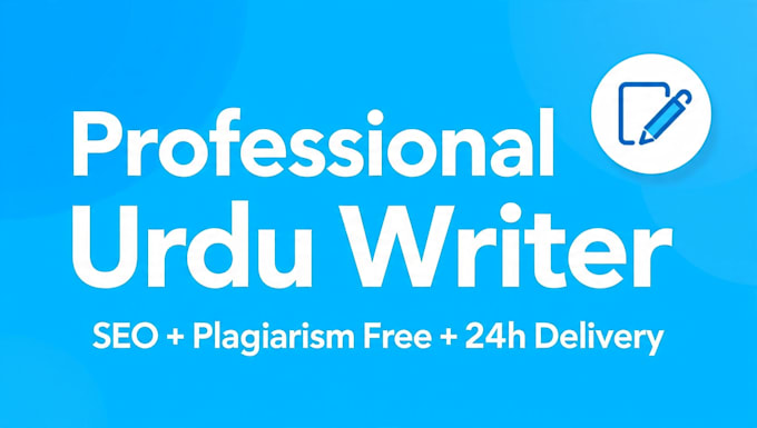 write professional urdu content articles and translations
