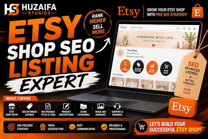 create and optimize etsy shop listings with SEO