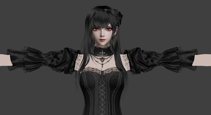 rig 3d model, convert vroid to vrchat, warudo, sfm, vrm, vtuber, mmd, kiokatsu