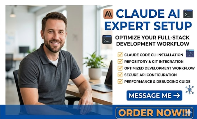 set up claude ai or claude code as claude expert for full stack web app