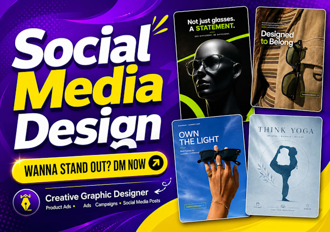 design facebook creatives and static ads