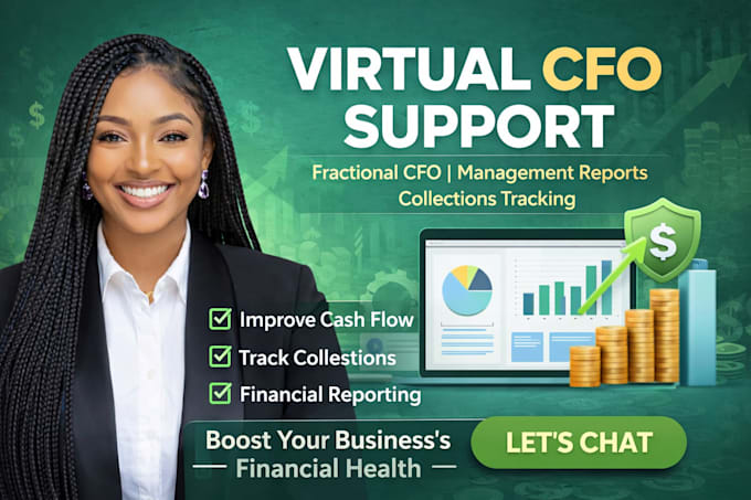 provide virtual cfo support, management reporting, and collections tracking
