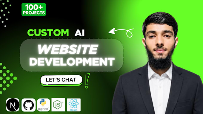 build custom website development, full stack developer