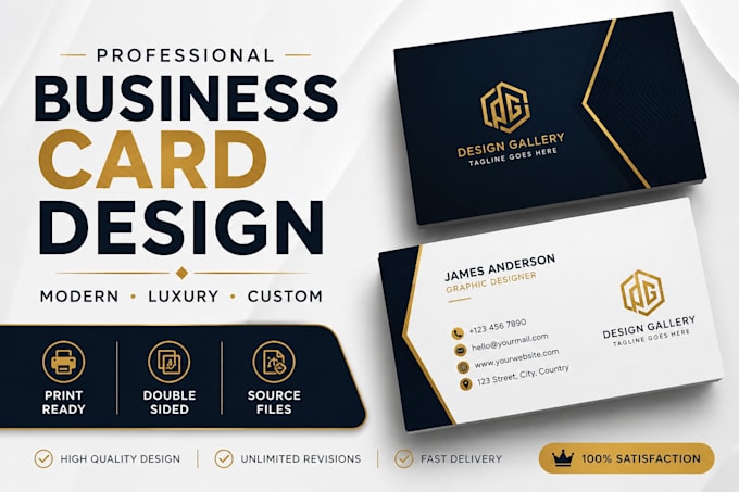 create elegant corporate business card design