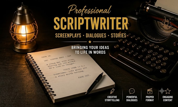 write a create short story, screenplay scene, or dialogue