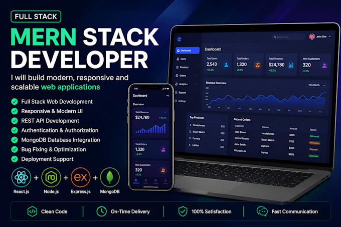 develop a full stack mern web application
