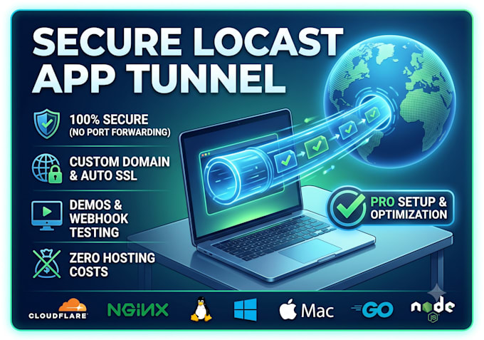 expose your localhost app securely to the internet