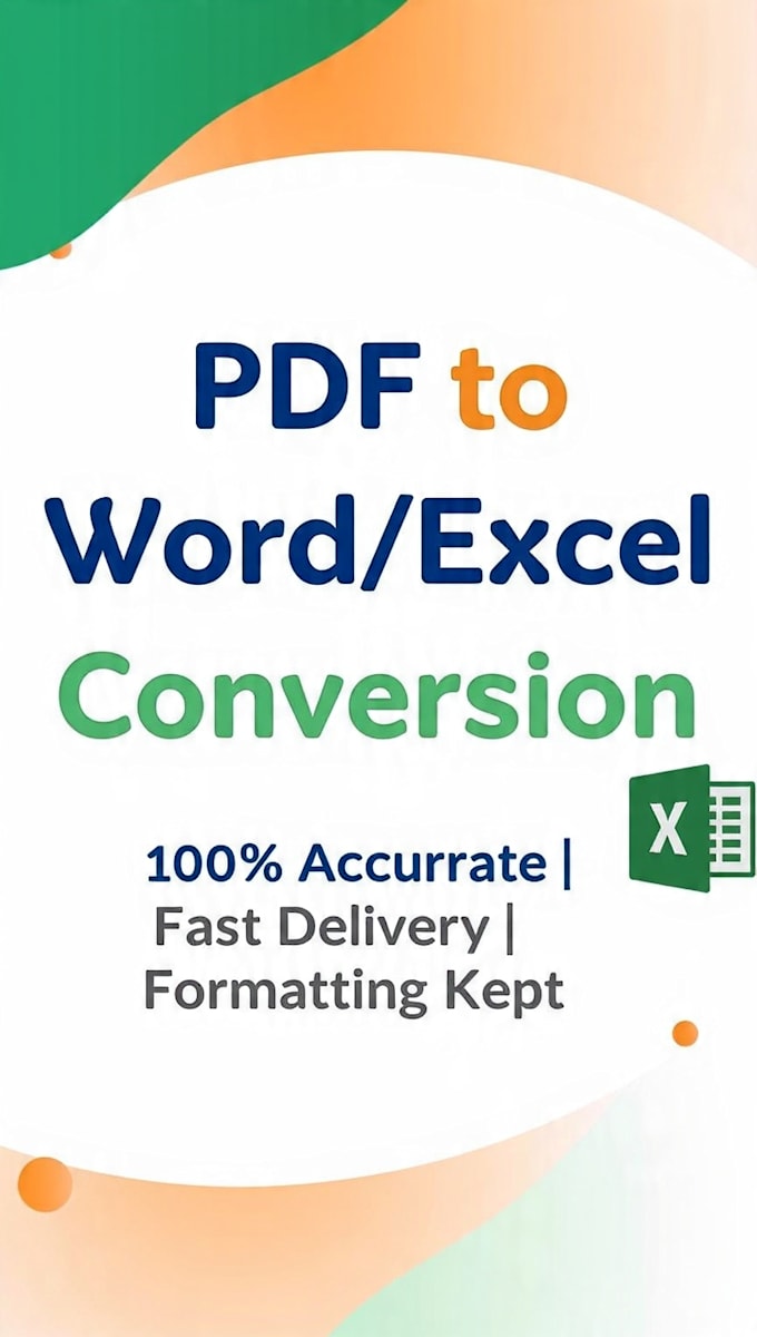 convert PDF to word, excel or editable text format