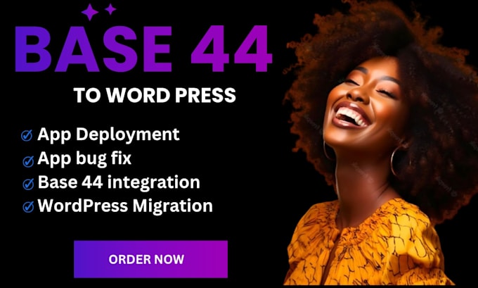 convert base44 website to wordpress without losing design