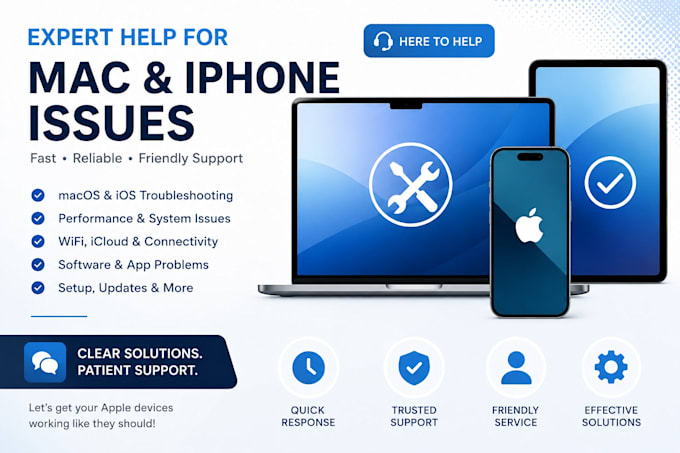help troubleshoot macbook and iphone issues