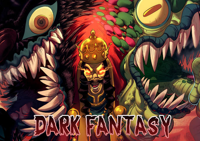 design eldritch creatures, demons and dark fantasy monsters