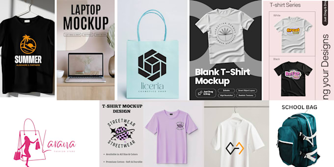 create ecommerce product mockup design