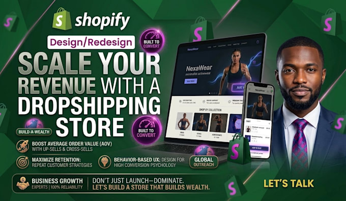design a custom shopify store, fix bugs, and optimize speed