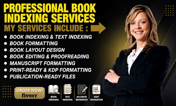 do book indexing, book formatting, book layout, text indexing, book editing