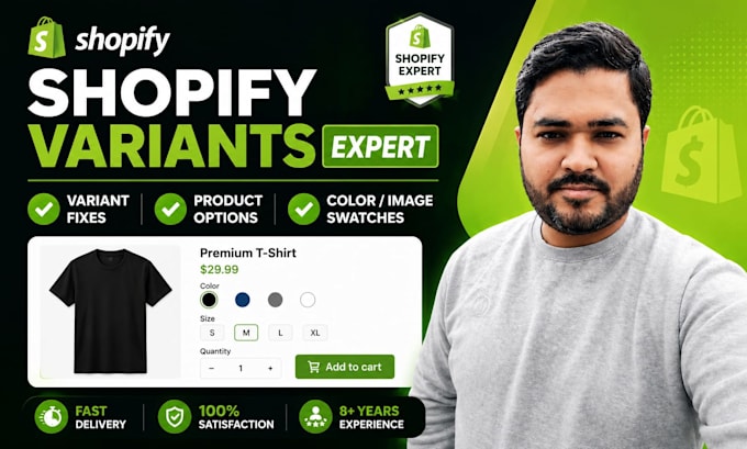 fix shopify product variants, options, and swatches