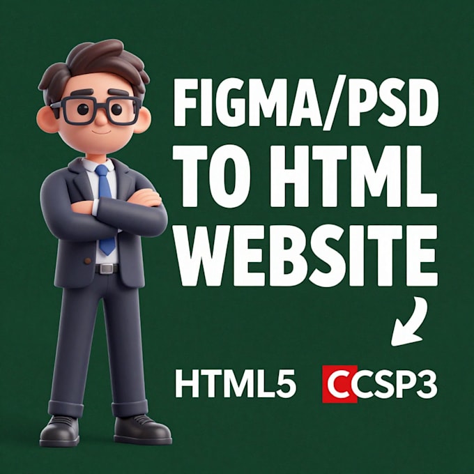 be HTML CSS static website maker or frontend web developer