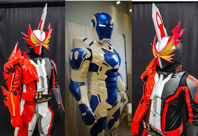 create custom 3d cosplay armor costume helmet weapon cosplay props